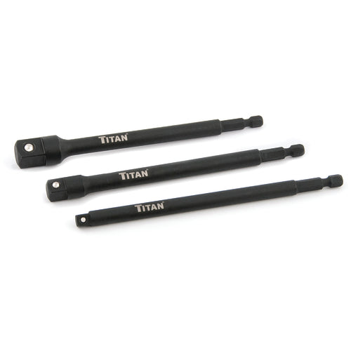 3 Piece 6″ Long Socket Adapter Set - Exact Tooling