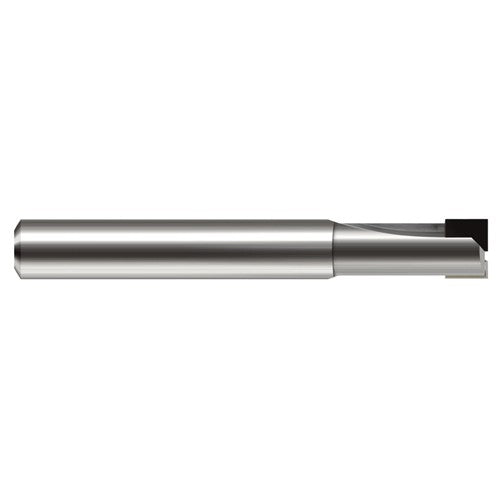 Diamond End Mills for Non-Ferrous Materials - PCD Diamond - 0.1250″ (1/8″) Cutter Diameter × 0.2500″ (1/4″) Length of Cut PCD Square End Mill, Flute - Exact Tooling