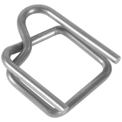 Value Collection - Strapping Seals & Buckles Type: Poly Strapping Buckles Width (Inch): 1/2 - Exact Tooling