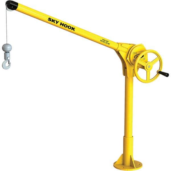 Sky Hook - 500 Lb Steel Lifting Hook Crane - Exact Tooling