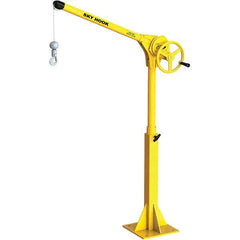 Sky Hook - 500 Lb Steel Lifting Hook Crane - Exact Tooling