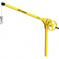 Sky Hook - 500 Lb Steel Lifting Hook Crane - Exact Tooling