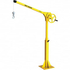 Sky Hook - 500 Lb Steel Lifting Hook Crane - Exact Tooling