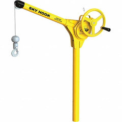 Sky Hook - 500 Lb Steel Lifting Hook Crane - Exact Tooling