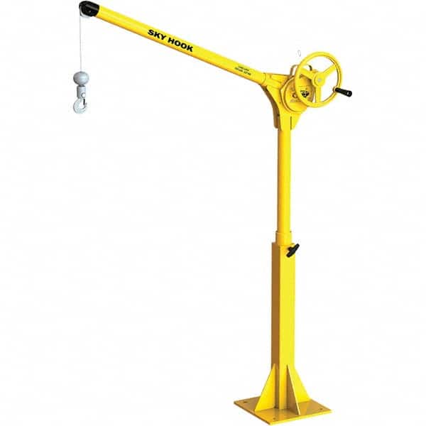 Sky Hook - 500 Lb Steel Lifting Hook Crane - Exact Tooling