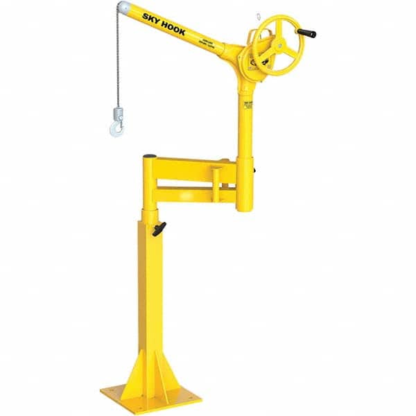 Sky Hook - 500 Lb Steel Lifting Hook Crane - Exact Tooling