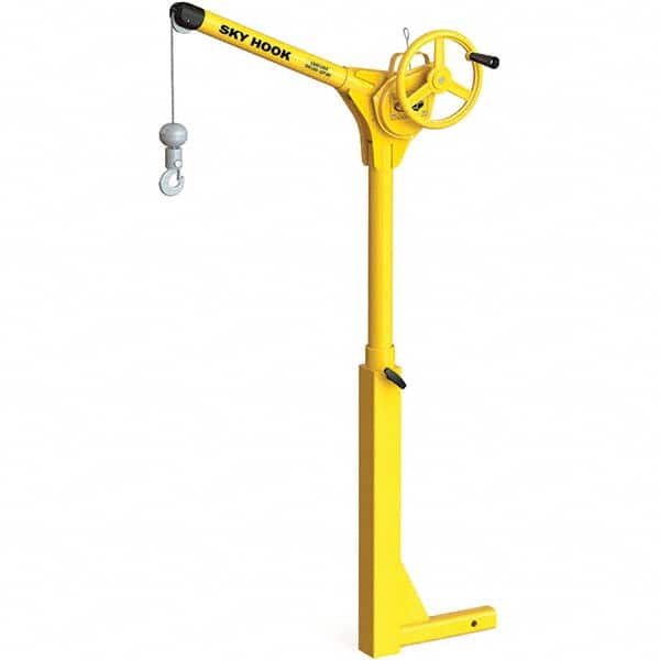 Sky Hook - 500 Lb Steel Lifting Hook Crane - Exact Tooling