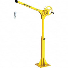Sky Hook - 500 Lb Steel Lifting Hook Crane - Exact Tooling