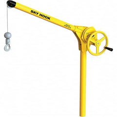 Sky Hook - 500 Lb Steel Lifting Hook Crane - Exact Tooling
