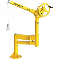 Sky Hook - 500 Lb Steel Lifting Hook Crane - Exact Tooling