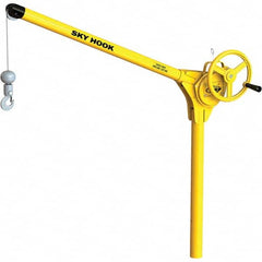 Sky Hook - 500 Lb Steel Lifting Hook Crane - Exact Tooling