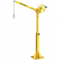 Sky Hook - 500 Lb Steel Lifting Hook Crane - Exact Tooling