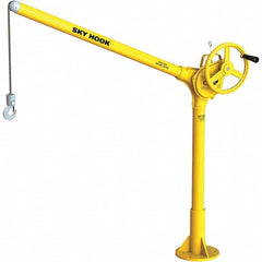 Sky Hook - 500 Lb Steel Lifting Hook Crane - Exact Tooling