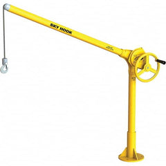 Sky Hook - 500 Lb Steel Lifting Hook Crane - Exact Tooling
