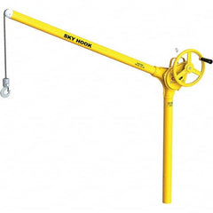 Sky Hook - 500 Lb Steel Lifting Hook Crane - Exact Tooling