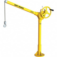 Sky Hook - 500 Lb Steel Lifting Hook Crane - Exact Tooling