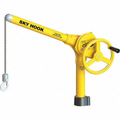 Sky Hook - 500 Lb Steel Lifting Hook Crane - Exact Tooling