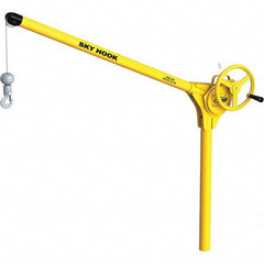 Sky Hook - 500 Lb Steel Lifting Hook Crane - Exact Tooling