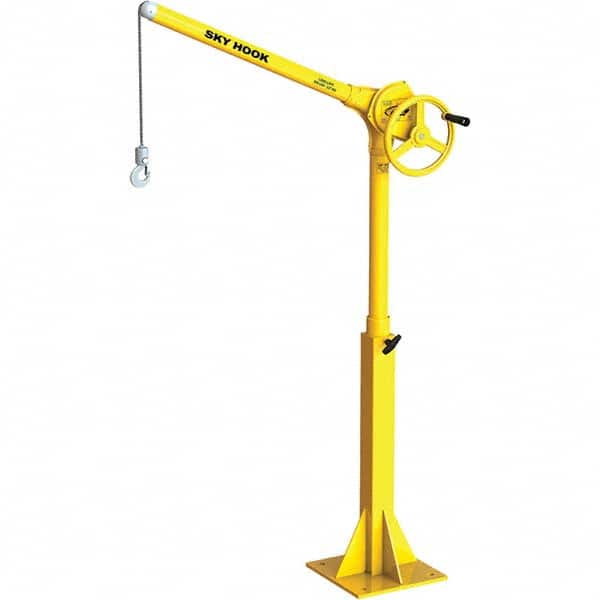 Sky Hook - 500 Lb Steel Lifting Hook Crane - Exact Tooling