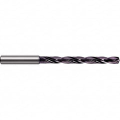 Guhring - 3mm 140° Spiral Flute Solid Carbide Taper Length Drill Bit - Exact Tooling