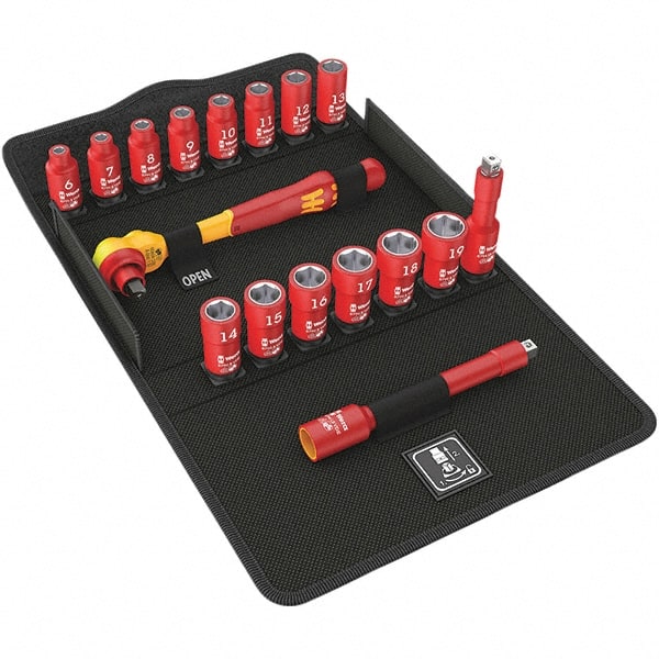 Wera - Socket Sets Measurement Type: Metric Drive Size: 3/8 - Exact Tooling