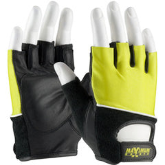 122-AV70/XXL Lifting Gloves - Lifting Gloves w/Reinforced Padded Leather Palm - Cotton Terry Back - Exact Tooling