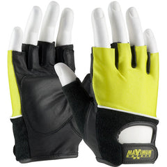 122-AV70/XL Lifting Gloves - Lifting Gloves w/Reinforced Padded Leather Palm - Cotton Terry Back - Exact Tooling