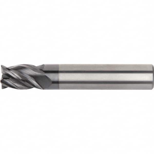 Kennametal - 18mm Diam 4 Flute Solid Carbide 0.35mm Chamfer Width Corner Chamfer End Mill - Exact Tooling
