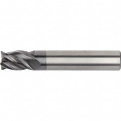 Kennametal - 18mm Diam 4 Flute Solid Carbide 0.35mm Chamfer Width Corner Chamfer End Mill - Exact Tooling