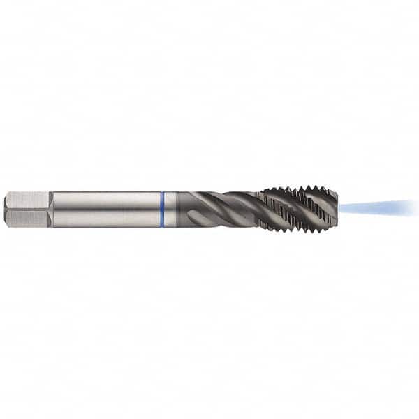 Spiral Flute Tap: #12-28, UNF, 3 Flute, Bottoming, 2BX Class of Fit, HSS-E, Slidur Finish Right Hand Flute, Right Hand Thread, H4 & H5, Series 4657