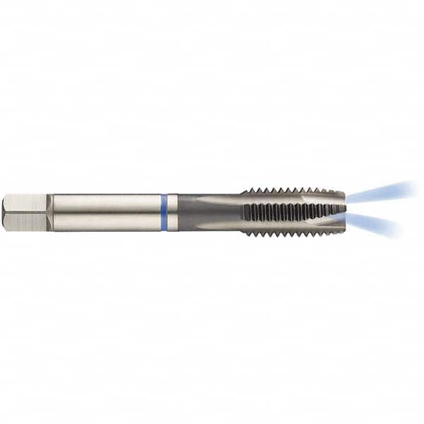 Spiral Point Tap: 7/16-20, UNF, 3 Flutes, Plug, 2BX, HSS-E, Slidur Finish 100 mm OAL, Right Hand, H5/H6, Series 4661