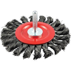 Norton - 3" OD, Knotted Carbon Wheel Brush - Exact Tooling