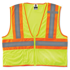 8229Z S/M Lime Econ 2-Tone Vest Type R Class 2 - Exact Tooling