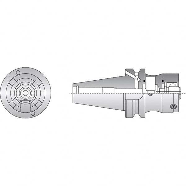Allied Machine and Engineering - 63mm Diam Radial Clamp BT50 Shank Modular Reamer Body - Exact Tooling