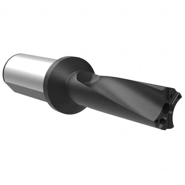 Allied Machine and Engineering - Series APX 38, 3xD, 40mm Diam Flanged Straight Shank, Drill Body - Exact Tooling