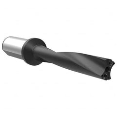 Allied Machine and Engineering - Series APX 38, 5xD, 1-1/2" Diam Flanged Straight Shank, Drill Body - Exact Tooling