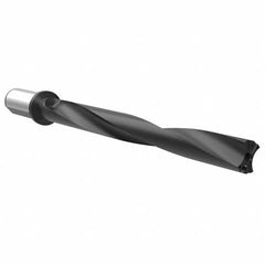 Allied Machine and Engineering - Series APX 44, 10xD, 1-1/2" Diam Flanged Straight Shank, Drill Body - Exact Tooling