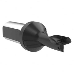 Allied Machine and Engineering - 0.984" Max Drill Depth, 2xD, 12.5mm Diam, Indexable Insert Drill - Exact Tooling