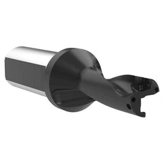 Allied Machine and Engineering - 1-1/4" Max Drill Depth, 2xD, 15.88mm Diam, Indexable Insert Drill - Exact Tooling