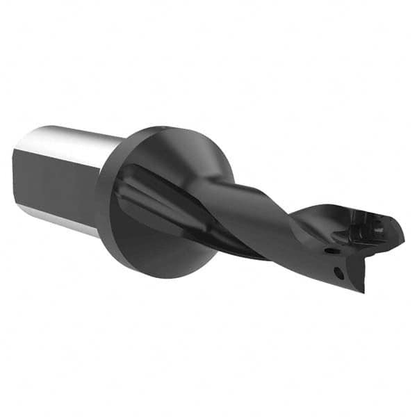 Allied Machine and Engineering - 37.5mm Max Drill Depth, 3xD, 12.5mm Diam, Indexable Insert Drill - Exact Tooling