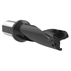Allied Machine and Engineering - 123.83mm Max Drill Depth, 3xD, 41.28mm Diam, Indexable Insert Drill - Exact Tooling