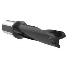 Allied Machine and Engineering - 148mm Max Drill Depth, 4xD, 37mm Diam, Indexable Insert Drill - Exact Tooling