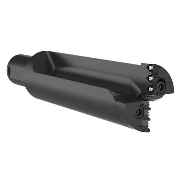 Allied Machine and Engineering - 202.9mm Max Drill Depth, 2.5xD, 76.2mm Diam, Indexable Insert Drill - Exact Tooling