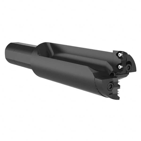 Allied Machine and Engineering - 5-3/8" Max Drill Depth, 2.2xD, 55.9mm Diam, Indexable Insert Drill - Exact Tooling