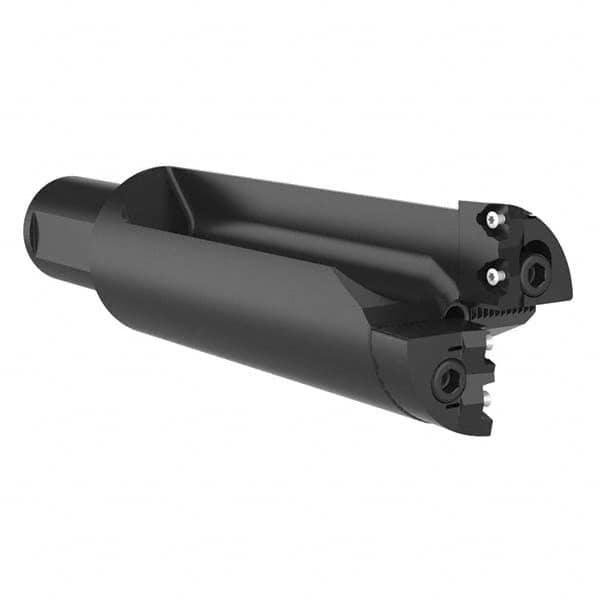 Allied Machine and Engineering - 146.1mm Max Drill Depth, 2.2xD, 61mm Diam, Indexable Insert Drill - Exact Tooling