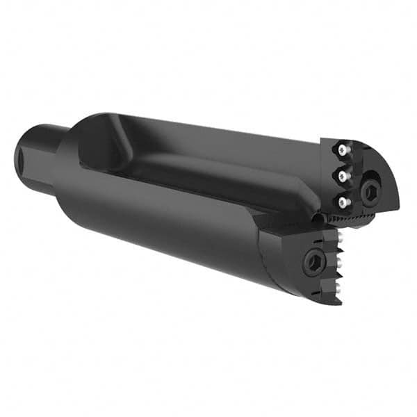 Allied Machine and Engineering - 158.7mm Max Drill Depth, 2.2xD, 66mm Diam, Indexable Insert Drill - Exact Tooling