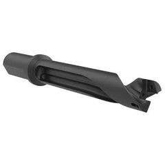 Allied Machine and Engineering - 0.9449" to 1.0235" Diam 7xD 7-11/64" Max Depth Straight Flute Spade Drill - Exact Tooling