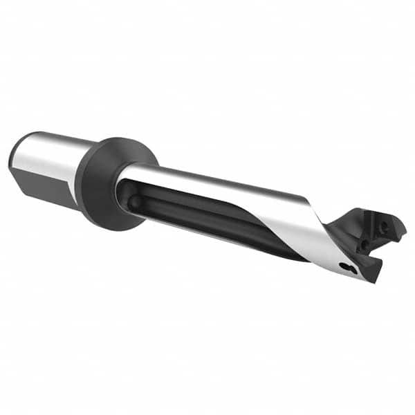 Allied Machine and Engineering - 18mm to 20mm Diam 5xD 99.9mm Max Depth Straight Flute Spade Drill - Exact Tooling
