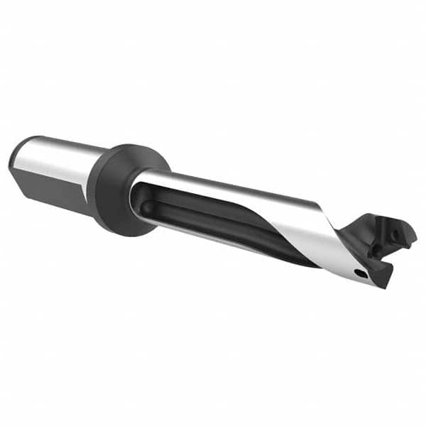 Allied Machine and Engineering - 14mm to 15mm Diam 7xD 104.9mm Max Depth Straight Flute Spade Drill - Exact Tooling