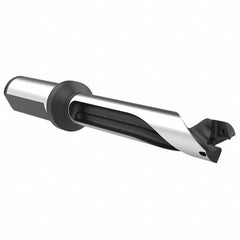 Allied Machine and Engineering - 15mm to 16mm Diam 7xD 111.9mm Max Depth Straight Flute Spade Drill - Exact Tooling